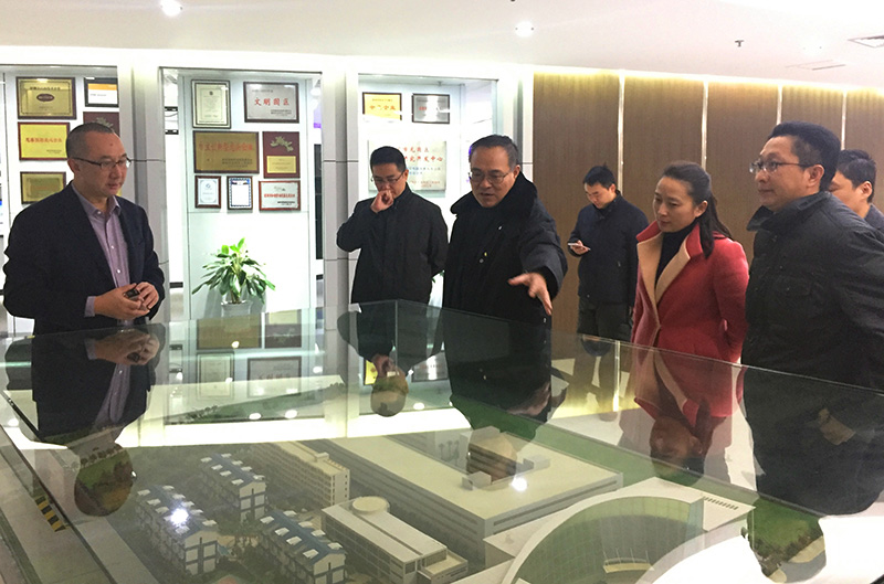 吴主席一行了解和关切华体会体育公司园区建设